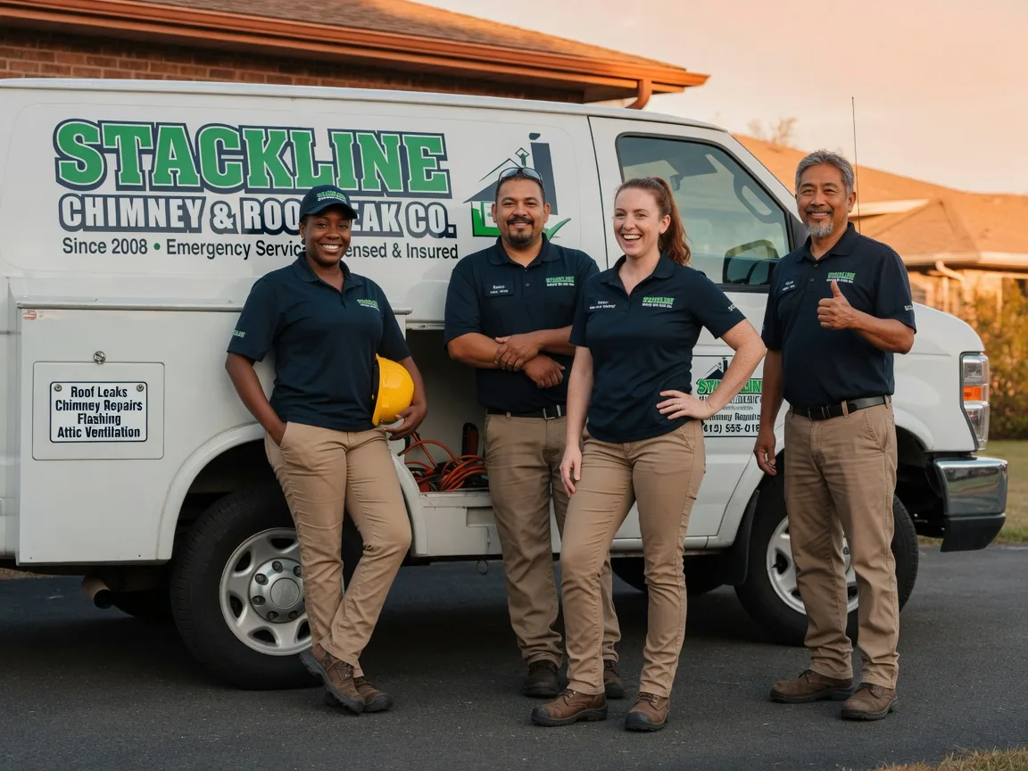 Chimney flashing repair company in Round Rock, TX